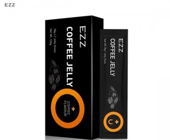 EZZ 黑咖啡益生元酵素果冻 18克x7条/盒 EZZ 黑咖啡益生元酵素果冻 18克x7条/盒